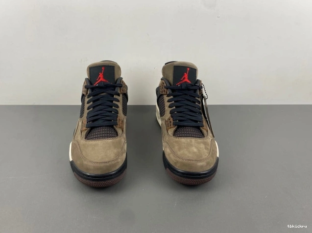Cheap TBkick AJ4-882335 Air Brown TS Jordan 4 Travis Scott x Retro 0816